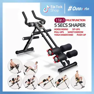 Magic BB Ab Trainer Machine, Adjustable Ab Workout Equipment for Abs Exercise at Home Gym,Foldable Abdominal Trainer for Stomach Workout,Core Strength Training