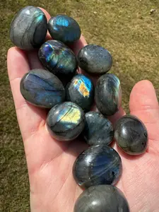Dark Flashy Labradorite Tumble