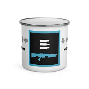 Stalwart Stratagem 12oz Enamel Mug (Helldivers Inspired)
