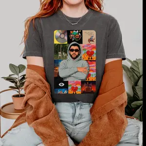 Benito Album Cover washedTee, Un Verano Sin Ti Graphic Top, Nadie Sabe Lo Que Va A Pasar Mañana Merch, Reggaeton Fan Gift