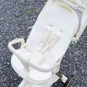 Baby Stroller Breathable Ice Silk Cooling Pad, Universal Summer Cool Mat, Stroller Accessories Baby Cooling Pad with Head Pillow