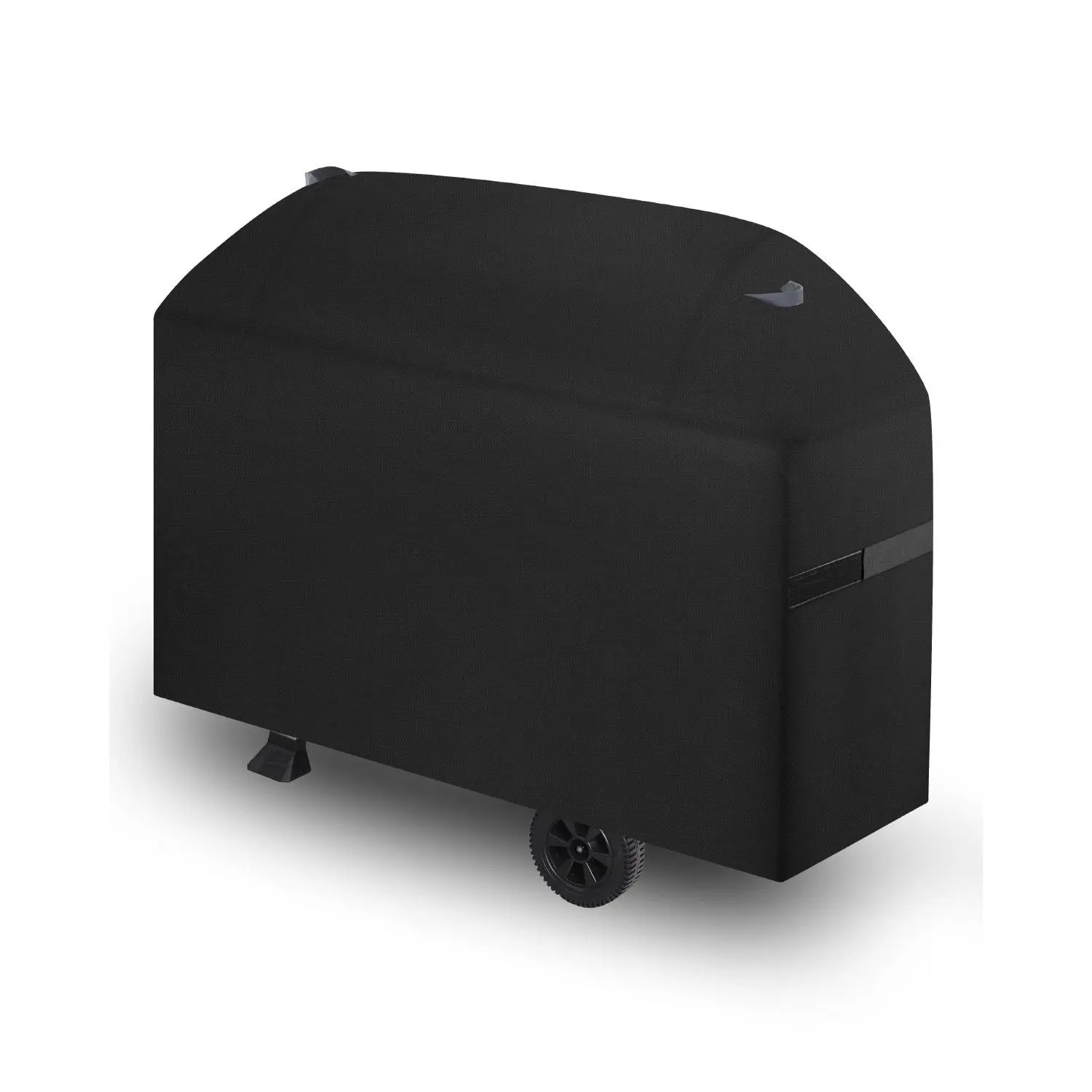 【Summerfinds】VEVOR 63-in Durable BBQ Grill Cover, Heavy-Duty 600D Polyester, Waterproof, Fade-Resistant, Easy On/Off with Hook-and-Loop Straps, Black Outdoor Grill Cover, Durable Cover