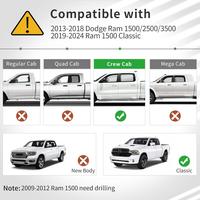 2013-2018 Dodge Ram 1500/2500/3500 2019-2024 Ram