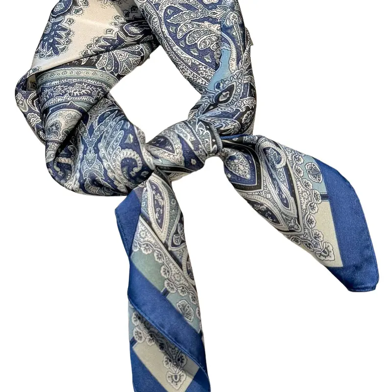 Boho Style Paisley Print Scarf, Bandanas, Casual Soft Comfortable Shawl for Women & Men, Fashion Accessories for Daily Wear, Scarf Head Wrap, Neck Scarf, Fashionable Scarf