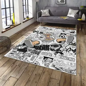 One Piece Teppich, Mugiwara, Joyboy, Gear 5, Ruffy, Shanks, Nika, Geschenk für Freunde, Wohnkultur, Anime Teppich, Hobbyzimmerteppich