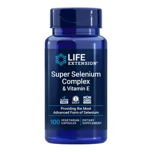 Life Extension Super Selenium Complex 200 MCG, 100 Vegetarian Capsules Life Extension Super Selenium Complex 200 MCG, 100 Vegetarian Capsules