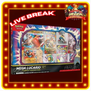 Pokemon TCG [ENG] Mega Lucario EX Premium Figure Collection Box - Live Rip only