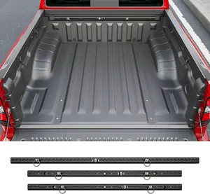 [Fits 22-26 Frontier 5FT] Front Side Trail Rail System Compatible with 2022 2023 2024 2025 2026 Nissan Frontier 5FT Tie Down Rail Replacement for 2022-2026 Nissan Frontier Accessories