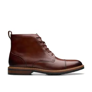 Clarks Mens Aldwin Cap Ankle Boots
