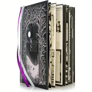 Night Diary Notebook, Gothic Inspired Reading Journal, 150 Pages, Flat Binding, Personal Planning Supplies, Gothic Style