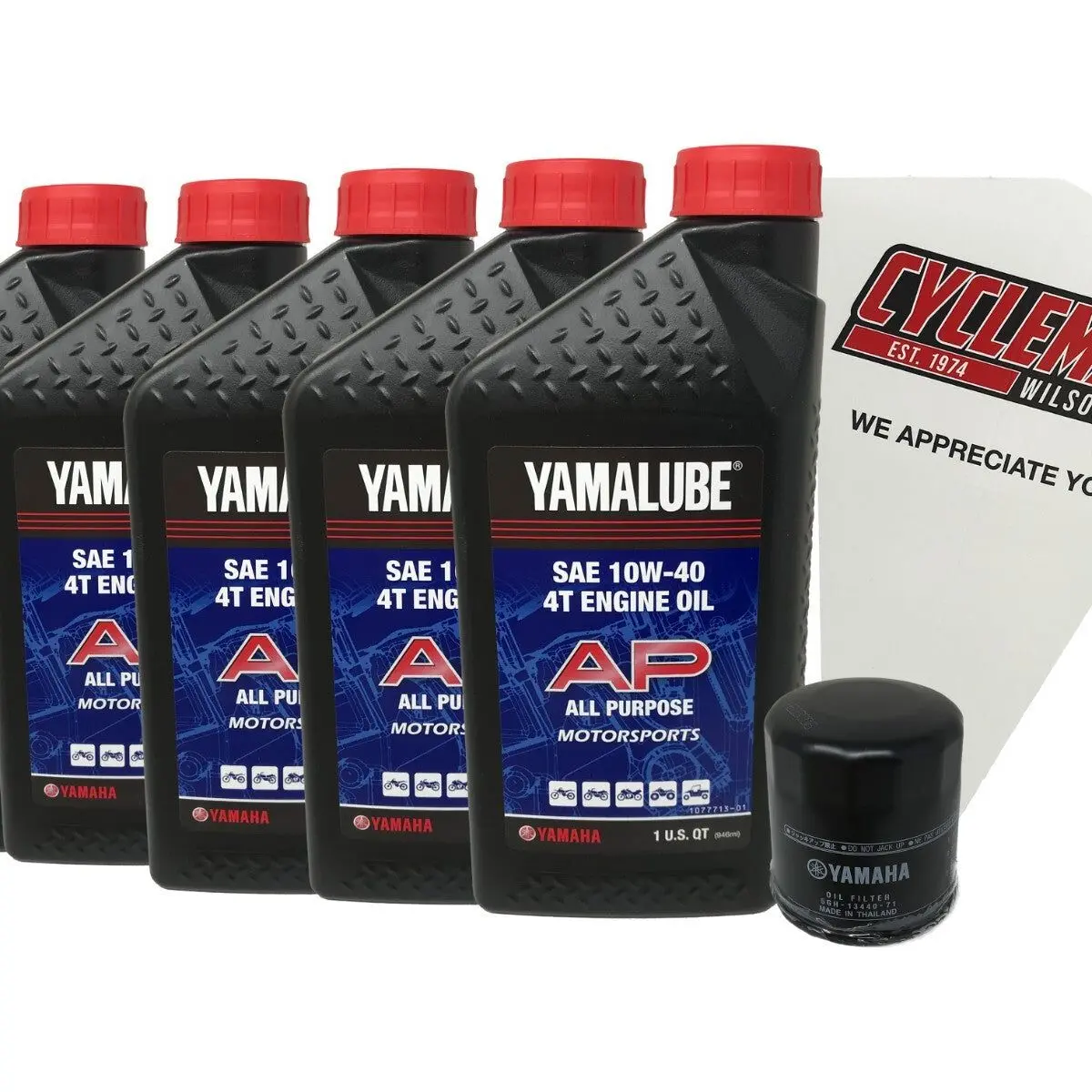 Yamaha Yamalube Standard Oil Change Kit for 2011-2020 V-MAX