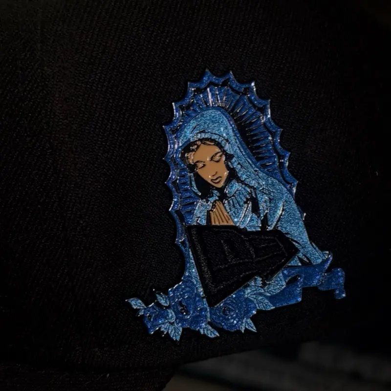 RARE Virgen Mary Virgen De Guadalupe New Era hat pin