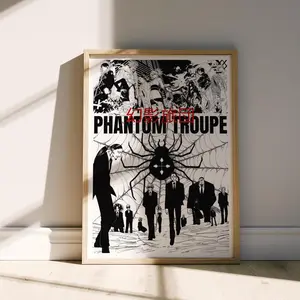 Hunter x Hunter Anime Poster, HxH Phantom Troupe Anime Art Print Decor Posters - Frame NOT Included