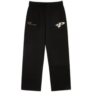 STUDDED LOGO SWEATS - WASHED BLACK