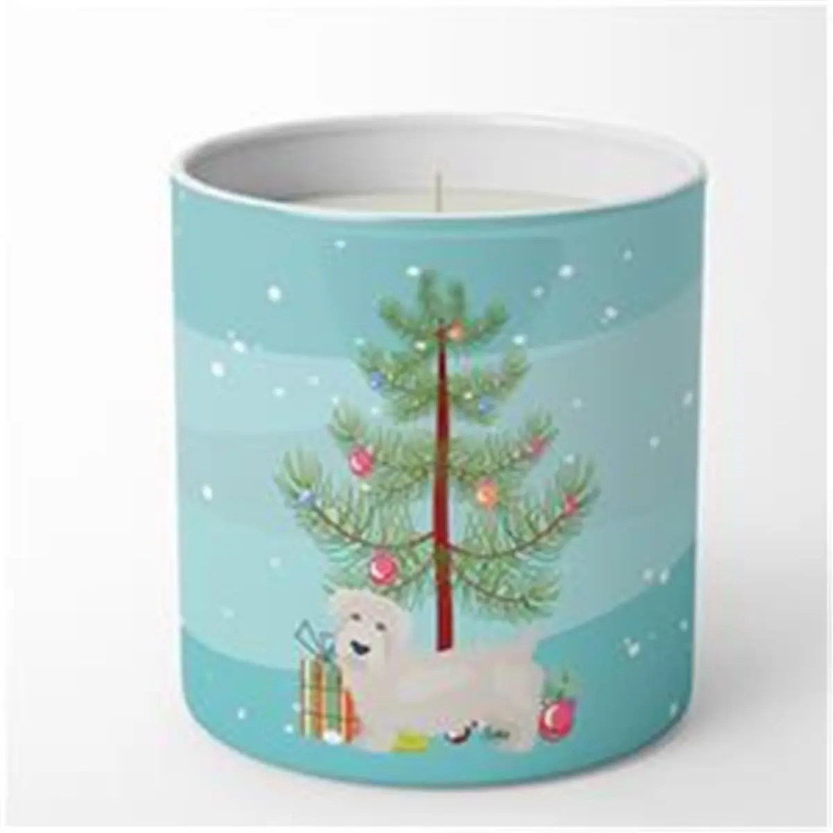 3.75 x 3.25 in. Unisex Glen of Imal Christmas Tree 10 oz Decorative Soy Candle