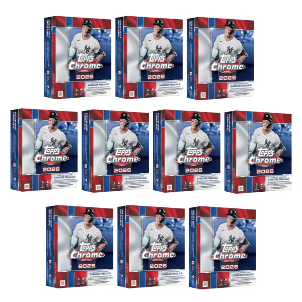 (10) 2026 Topps Chrome Baseball Mega Boxes - PYT BREAK #1710 FROM DENVER