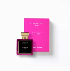 Strawberry  Unisex Extrait de Parfum Sweet Creamy Strawberry, Burnt Sugar & Woody Scent, Long Lasting Fragrance