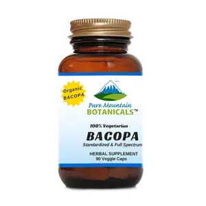 Bacopa Capsules with Organic Bacopa and Potent Bacopa Extract