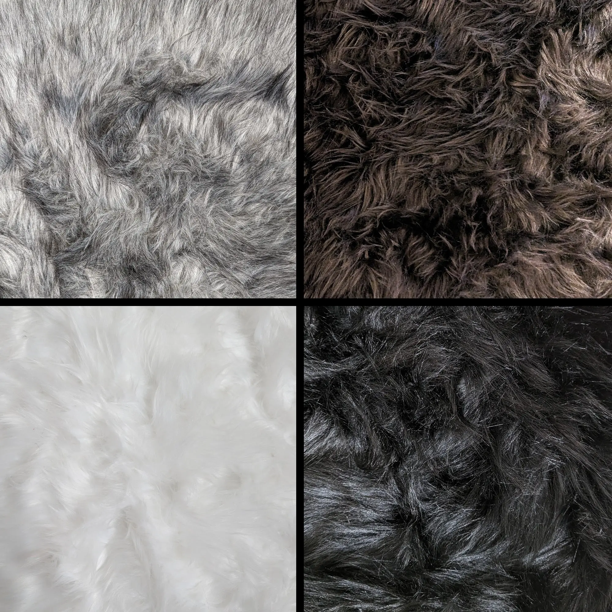 Shaggy Faux Animal Fur by the Yard