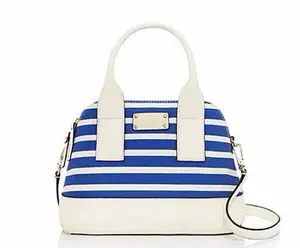 Kate Spade Southport Avenue Fabric Small Jenny Satchel - Azure Blue/Magnolia