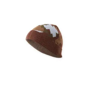 Abstract Camo Beanie | Modern Camouflage Knit Hat