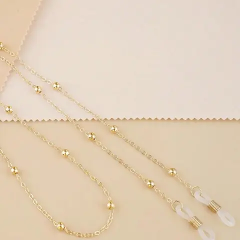 Fashionable Beaded Eyeglass Chain, Anti-slip Glasses Chain, Thin Eyewear Accessories for Women & Girls, Trendy All-match & Exquisite Glasses Accessories for Birthday Gift, Glasses Holder, Eyeglass Holders Around Neck