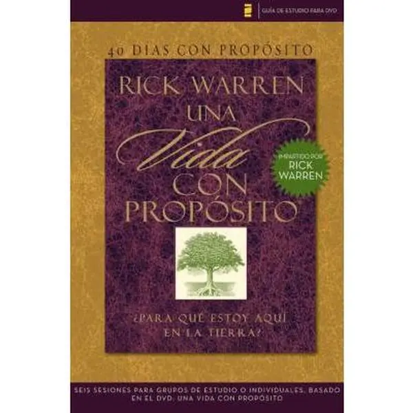 USED-Los 40 Dias Con Proposito: Vida Con Proposito: Para Que Estoy Aqui en la Tierra? = The Purpose Driven Life DVD Study Guide = The Purpose Driven Life D by Warren, Rick (Paperback)
