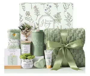 Mothers Day Birthday Gifts for Women Self Care Get Well Soon Gift Baskets, Spa Care Package After Surgery Thinking of You Inspirational Cancer Feel Better Sympathy Unique Gifts Set for Women Mom Her