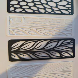 3D Printed Designer Bookmarks – 4 Pack | Lightweight Modern Book Mark Set