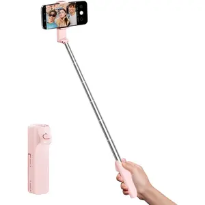 Selfie Stick for , Extended Portable Selfie Stick,  Remote, Adujustable, Compact Phone Holder for Photograph, Video Recording, Streaming ()