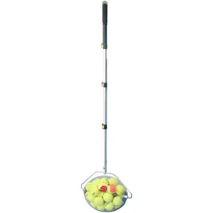 Ball Collector Ball Picker Upper for Tennis Padel Baseball Softball Adjustable Length Handle Durable Steel