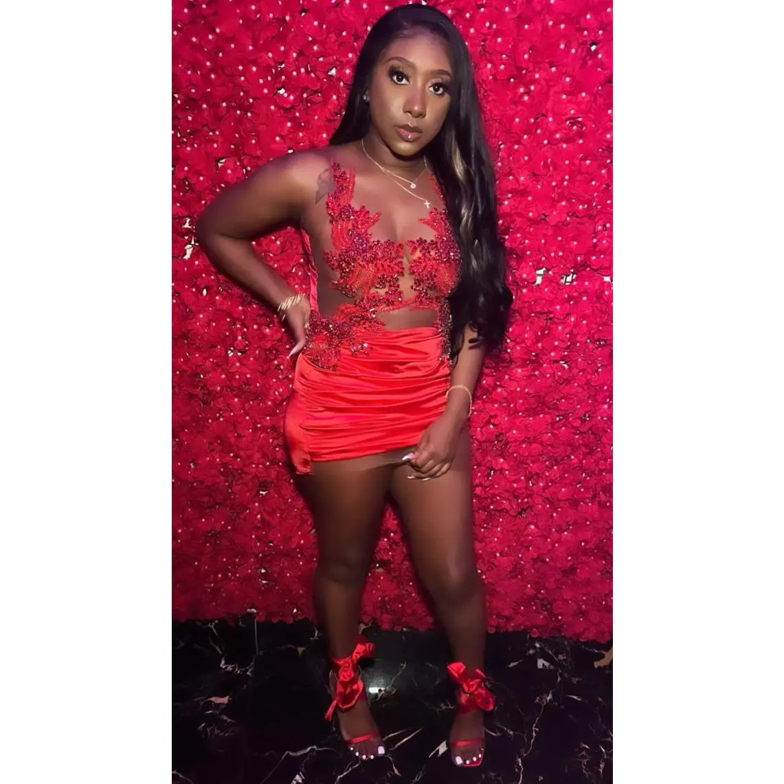 Custom Rhinestone Birthday Dress