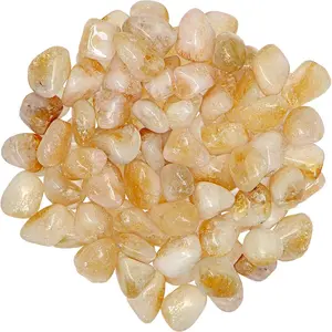 Tumbled Citrine Crystal for Abundance Joy & Solar Energy - Perfect for Manifestation Rituals & Enhancing Personal Power