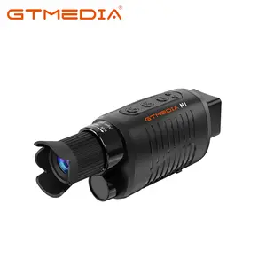 GTMEDIA Night Vision Monocular with 850nm Infrared LED, 1080P, 5x Digital Zoom, 2000mAh Battery & 32GB SD Card - Rechargeable & Adjustable