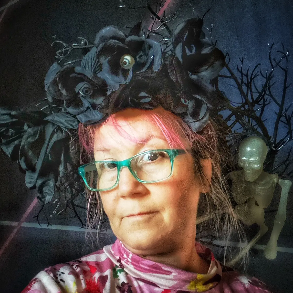 Halloween wreath headdress