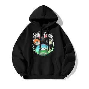 Stylish Sally Face The Wretched Printed Hoodie For Men Comfortable Polyester Cotton Blend With Kangaroo Pocket Perfect Autumn Winter Wear And Christmas Gift