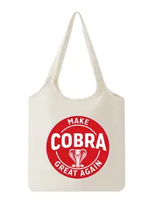 Cobra Snake Print Reusable Tote Bag for Shopping and Daily Use EcoFriendly Lightweight Shoulder Carry Bag Perfect Gift for Wildlife Enthusiasts Nature Lovers and Animal Conservation Supporters Suitable for Christmas New