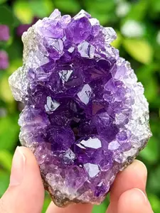 1PC High Quality Rare A+Grade Amethyst Cluster, Raw Amethyst Cluster，DIY Creative Gifts and Specialty Jewelry Accessories,Perfect Home Collection Art Decoration,Holiday Gift,The Ideal Choice for Crystal Enthusiasts.