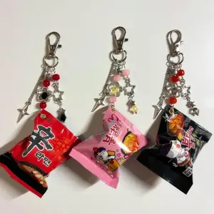 handmade Buldak ramen keychains Aesthetic