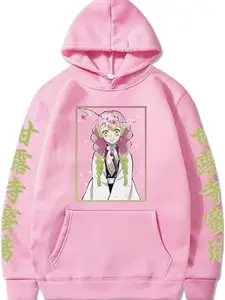 Kanroji Mitsuri Anime Printed Sweatshirt Unisex Hoodie Sweater Cosplay Autumn Winter Pullover
