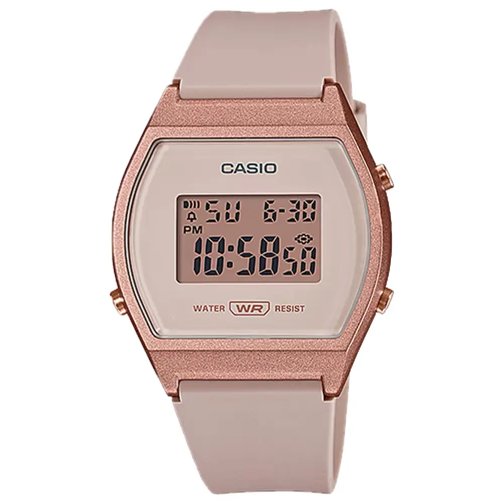 Casio Women's Digital Sport Watch with Pink Dial - LW-204-4ACF