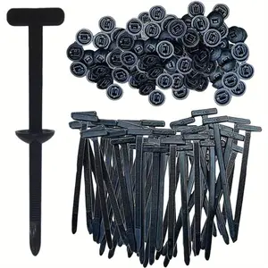 30/50/100pcs Nylon Universal Cable Tie Clips, Multi-Purpose High Quality Plastic Cable Ties for Daily Automotive Maintenance, Essential Tool for Organizing Cables, Cable Organization, Cable Management Organize