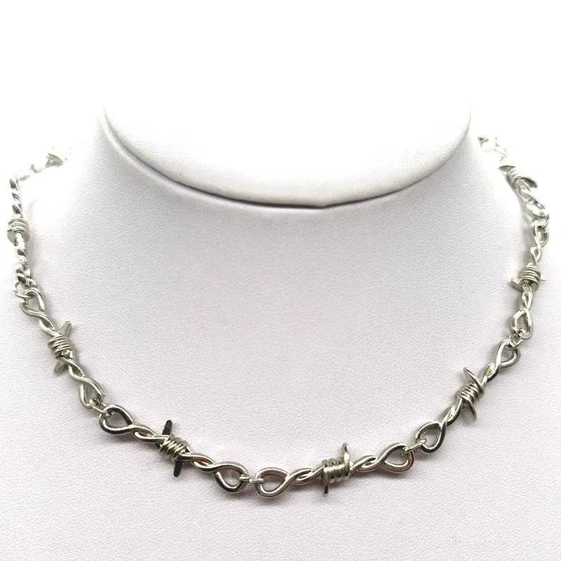 Barb Wire Chain and Bracelet Barb Wire Chain and Bracelet
