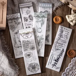 Flower Translucent Scrapbooking Paper