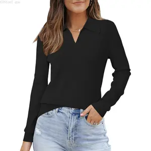 Women’s Wool Blend Collared Fall Pullover Sweaters Business Casual Outfits 2025C38tool que