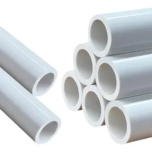 3/4 Inch PVC Pipe 7"L, Industrial 3/4" PVC Pipes for  DIY Greenhouse Garden Farm Workshop Furniture Grade Indoor Outdoor, White SCH40