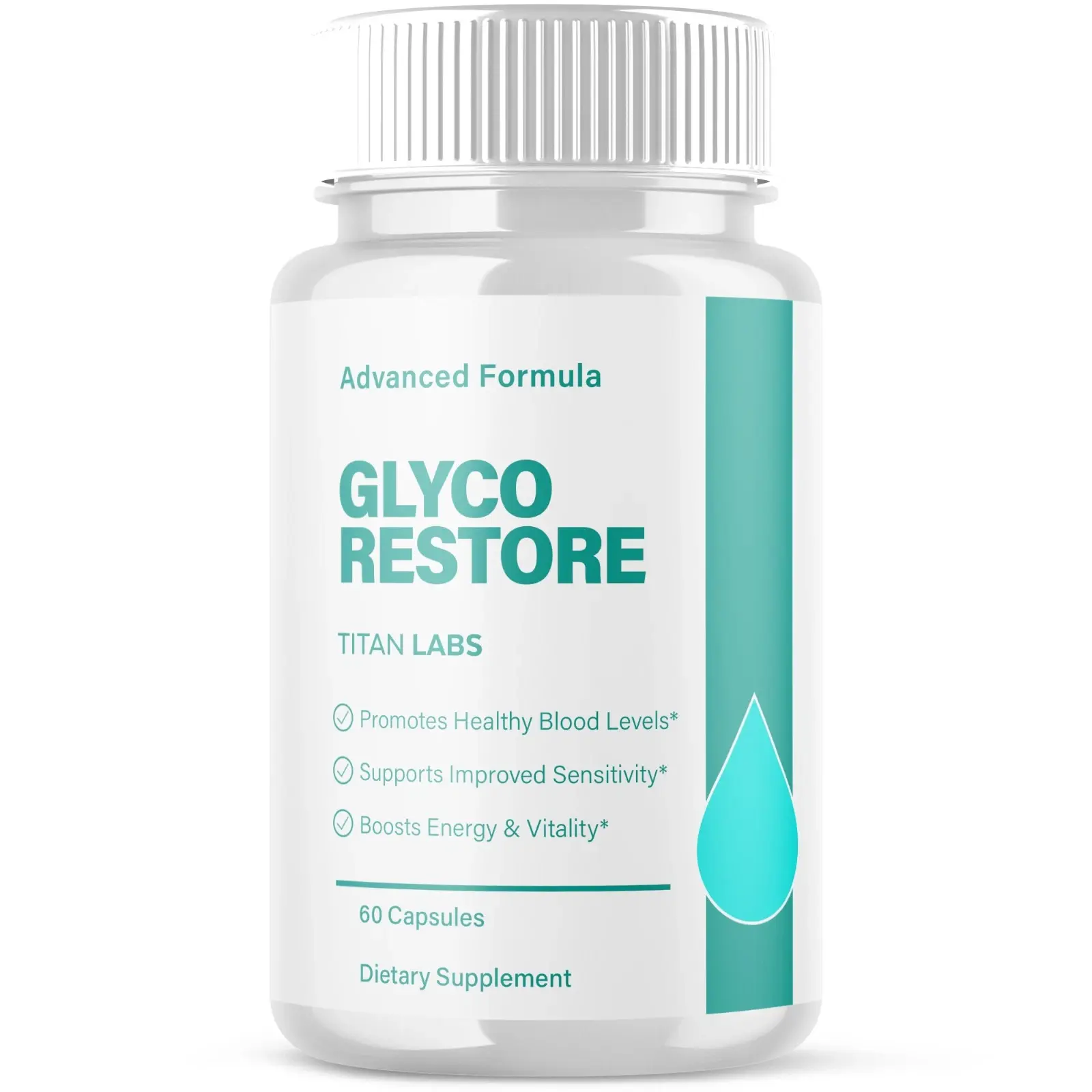 Glyco Restore Advanced Blood Support Supplement, Naturally Derived Wellness Pill, 60 Capsules (60 Pieces) Promotes Healthy Blood Levels