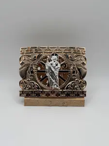 Rose gold San Judas belt buckle