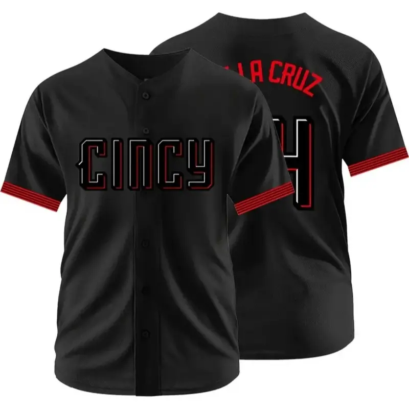 Men's Embroidered Baseball Jersey, Sporty Loose-Fit V Neck Breathable Shirt, Jersey Shirts, Casual Short Sleeve for All Seasons, Digital Letter Embroidery Design, Sports Clothing, Athletic Active Tops