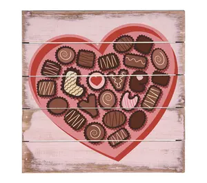 Sincere Surroundings 8" Chocolate Box Heart Pallet Petite